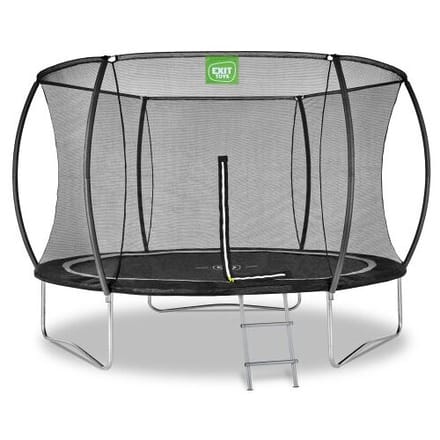 EXIT Black Edition Trampoline ø305cm - Op Poten - Rond - Trampoline Buiten - Voor Kinderen - Zwart