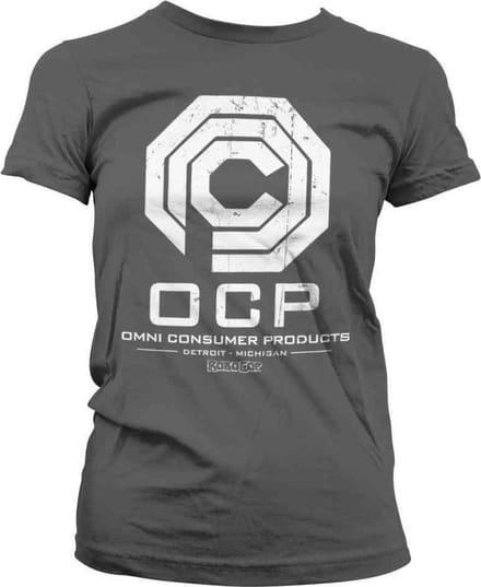 Robocop Dames Tshirt -S- Omni Consumer Products Grijs