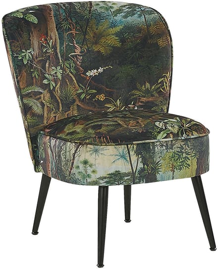 VOSS - Fauteuil - Donkergroen - Polyester