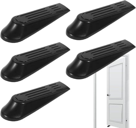 Deurstopper Set - Vloergrijper Rubber - Deur Open Houden - Kindveilig Ontwerp - 5 Stuks - Grijs