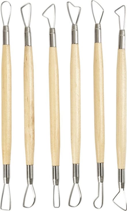 Mirettes Set, scherpe kanten, L: 20 cm, 6stuk/ 1 doos