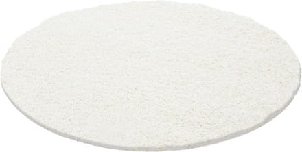 Hoogpolig vloerkleed Life - creme - rond 160 cm