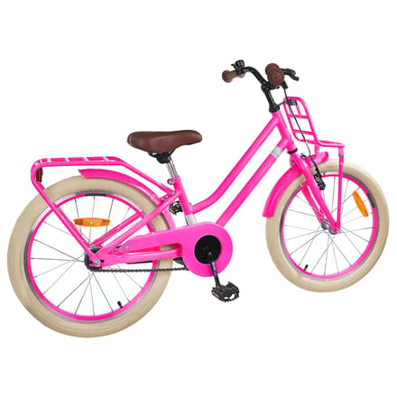 vidaXL - Kinderfiets - 20 - Inch - voor - 6-11 - jaar - oud - Donkerroze