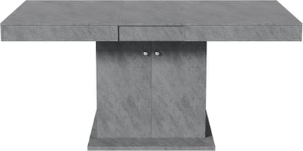 Gotagee Uitschuifbare eettafel met opbergruimte Rechthoekige eettafel Koffietafel Ruimtebesparende Multifunctionele eettafel Telescopische tafel Wit