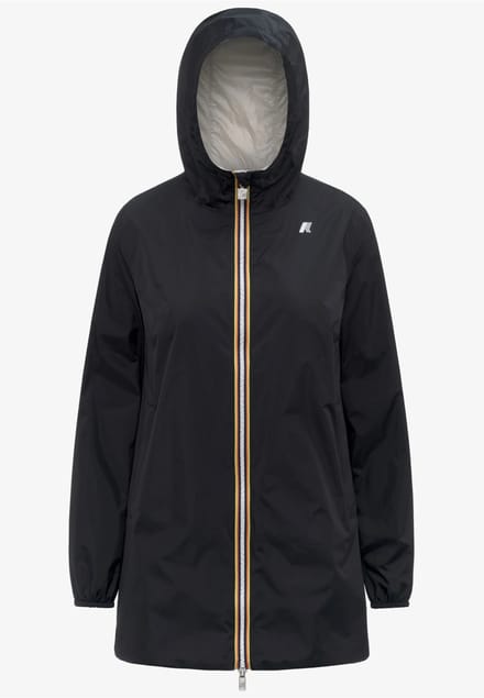 Vrouwenjas Kway Sophie. Plus.2 Dubbele zwarte beige
