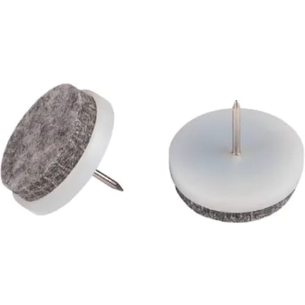 Fix-o-moll Meubelglijder - Nagelbaar - Vilt - Diam. 28mm - Rond - 16 Stuks
