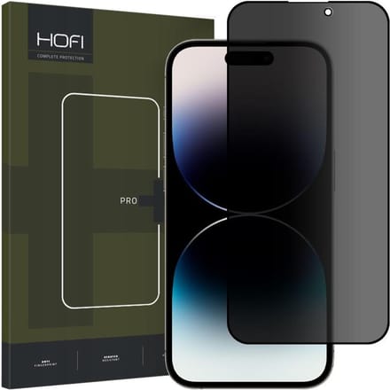 HOFI - ANTI - SPY GLASS PRO+ PRIVATISEREND GLAS IPHONE - 14 - PRO - MAX - PRIVACY