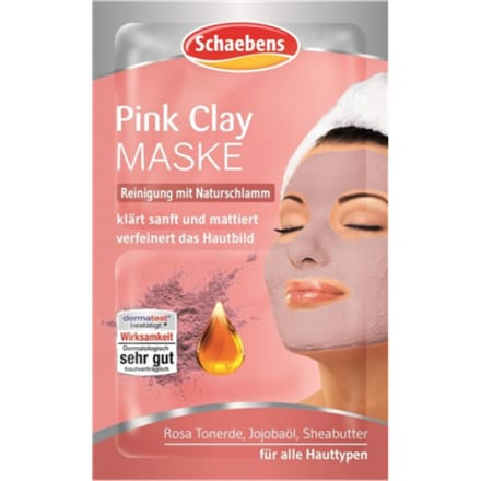 Schaebens Roze Klei Masker 2x5ml