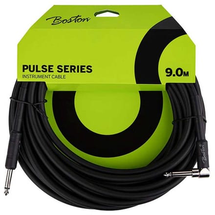 Boston GCP-90A Pulse Series Gitaarkabel Recht-Haaks 9 Meter