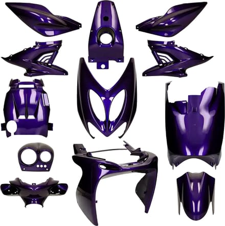 Kappenset MBK Nitro, Yamaha Aerox Candy paars