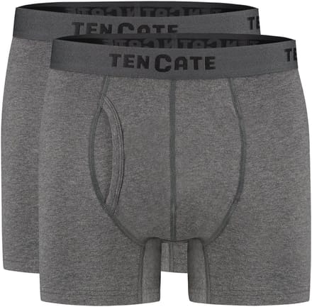 Ten Cate Basics shorts met gulp antra melee 2 pack voor Heren | Maat XXL
