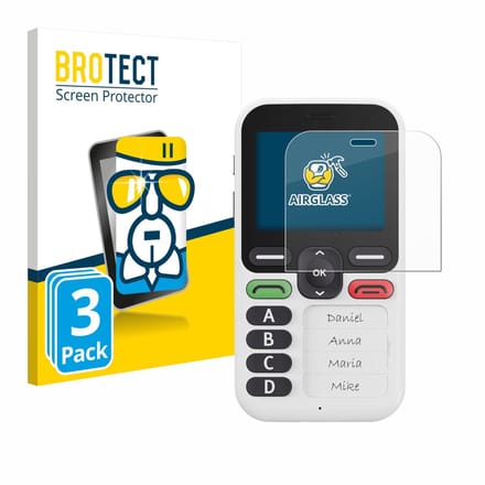 Screenprotector 3 Stuks voor Doro Leva X10 Beschermglas transparant