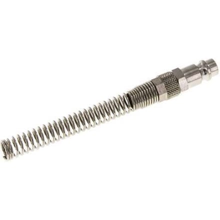 Vernikkeld Messing DN 7.2 (Euro) Luchtkoppeling Insteeknippel 6x8 mm Push-On Buigbescherming