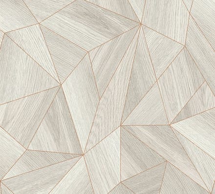 HOUTLOOK BEHANG | Grafisch - Grijs Beige Goud - LivingWalls Daniel Hechter 7