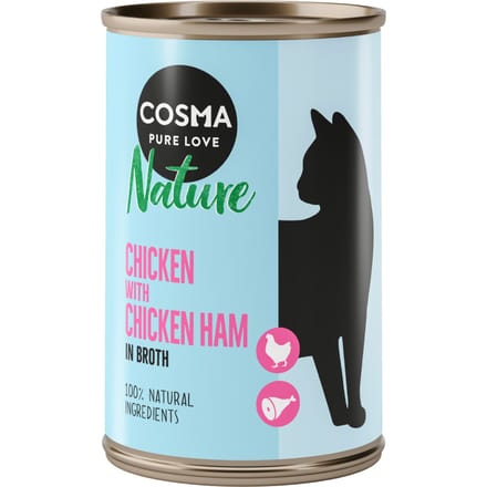 24x140g Kip & Kippenham Cosma Nature Kattenvoer nat