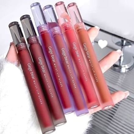 Gege Bear - BUY 3 GET 40% OFF - Silky Matte Lip Glaze - #01-#03 #01 - 2.5g
