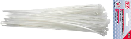 BGS Kabelbindersoortiment 4,8 x 250 mm 50st. (wit) - 1788