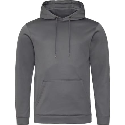 Just Hoods Sports Polyester Hoodie JH006 - Steel Grey (Solid) - 3XL
