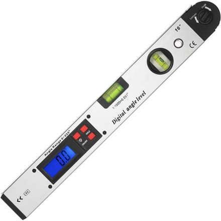 0-225 Graden Digitale Hoekwaterpas Hoekzoeker Meetklok 400mm 16inch Elektronische Gradenboog veelkleurig