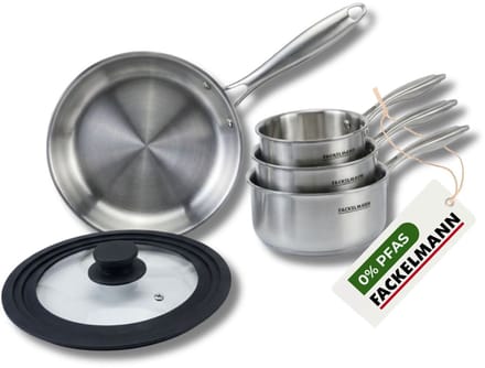 Pan 24 cm van 18/10 roestvrij staal Triply Fackelmann Vita3