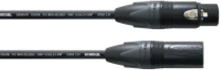 Cordial DMX AES/EBU Kabel XLR, 0,5m schwarz - DMX kabels