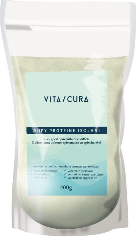 VitaCura Whey Proteïne Isolaat 400 gram