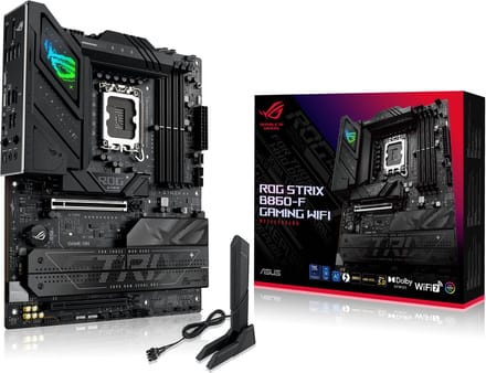 ASUS ROG STRIX B860-F GAMING WIFI Moederbord - Intel B860 - Intel LGA1851 - DDR5 RAM - ATX