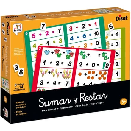 Spel Ik leer optellen en aftrekken Diset