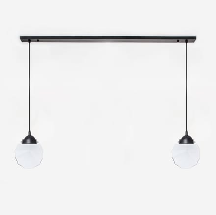 2 x Johanna lampen aan plafondbalk Moonlight - Art Deco Trade