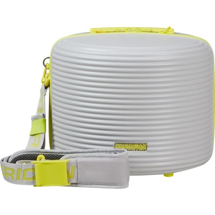 American Tourister cosmetische tas Rollio Beauty Case Light Grey / Lime Lichtgrijs