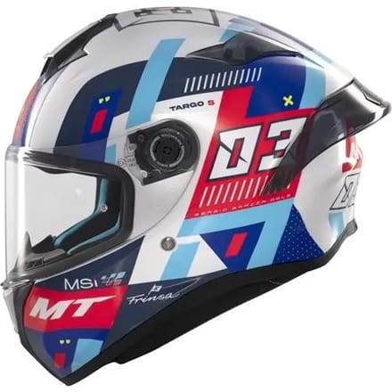 Volle motorhelm MT Helmets FF106b Targo S Sergio Garcia D7