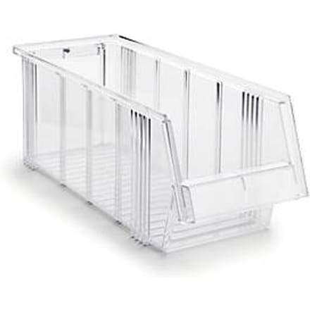 Magazijnlade serie 1950 Treston - polystyreen - L 500 x B 186 x H 182 mm - 9,6 l - transparant