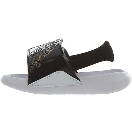 Jordan Hydro 7 Noir Or Métallique Blanc TD AA2519-021 9C gray