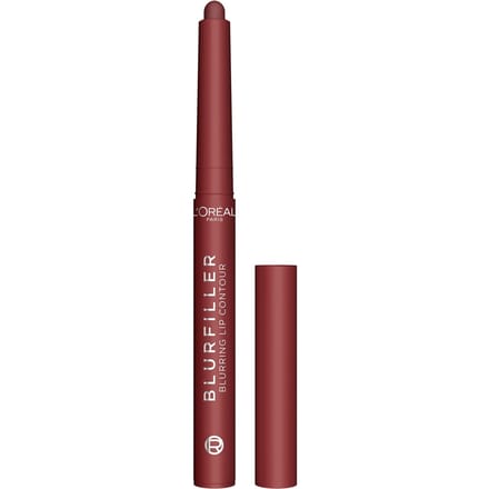 L'Oréal Paris Blurfiller Blurring Lip Contour - Soft-focus blur effect - Voor voller ogende lippen - 530 Bordeaux Bisous
