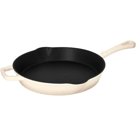 SILVERCREST Gietijzeren pan, Ø30 cm (Crème)
