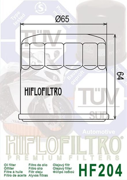 Oliefilter Hiflofiltro voor Motor Honda 600 CBF S ABS PC38 PC43 2004 tot 2013 Nieuw