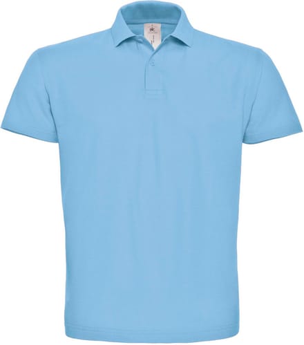 B&C Id.001 Polo Shirt CGPUI10 - light blue - S