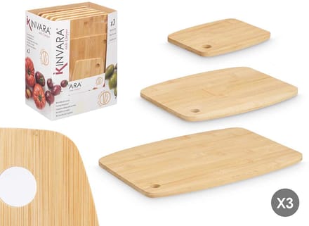 Kinvara Bamboe Snijplankenset – 3 Delige Set | Duurzaam & Stijlvol