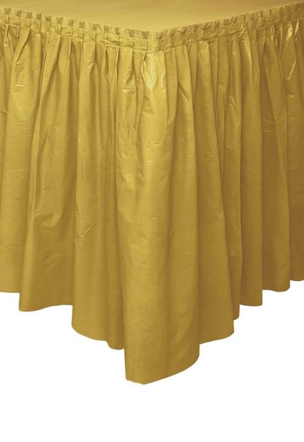 Unique Tafelrok Zelfklevend Goud 426 X 73 Cm