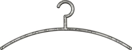 Wenko Kledinghanger Bubble Clear 46 X 17,5 Cm Ps Zwart
