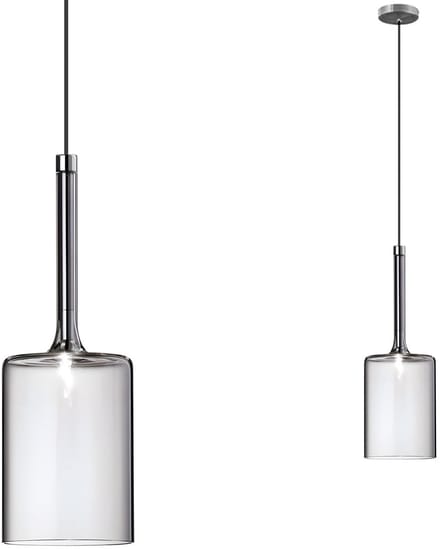 Toolight App1702-1Cp B Hanglamp Grijs 14X10X30Cm