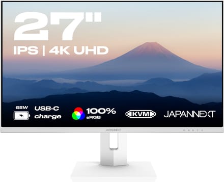 Bureaumonitor 27'' inch 4K UHD 60 Hz JN-IPS27UHDR-C65W-HSP-W