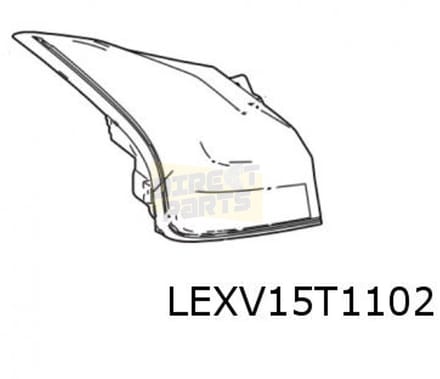 Lexus UX (3/19-) achterlicht Rechts Origineel! 8155176371