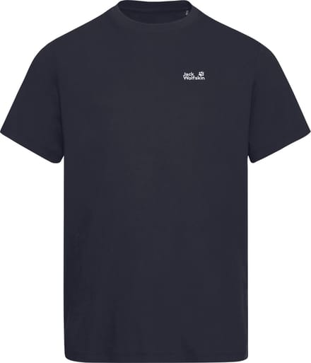 Jack Wolfskin ESSENTIAL T M Heren Outdoorshirt-dark navy