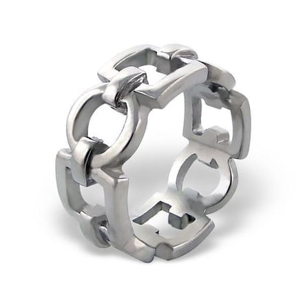 Amanto Ring Ayhan - 316L Staal - 9mm - Maat 63-20mm