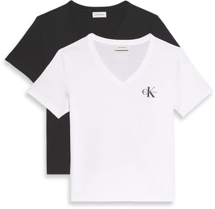 Calvin Klein Jeans 2 Pack Cotton V-Neck T-Shirts