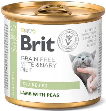 Brit Grain Free Veterinary Diet Diabetes Blik - 6 x 200 gram