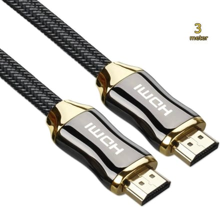 Behave HDMI Kabel 2.0 - Ultra HD 4K High Speed (60hz) - Gold Plated - 3 Meter - 18 GBit/s