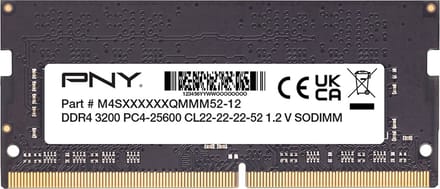 PNY Performance - DDR4 - module - 8 GB - SO-DIMM 260-pin / PC4-25600 - unbuffered