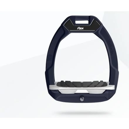 Veiligheidsstappers voor het paardrijden Gehoekt Grip Rood/Wit/Wit Flex-On Safe-On